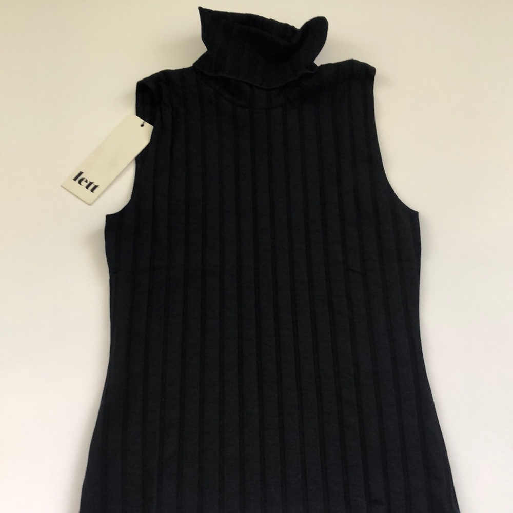 LETT Orly Ribbed Top Sz XS
